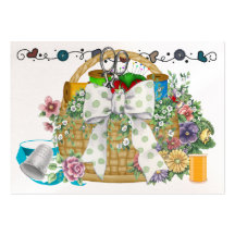 Fashion / Seamstress / Sewing Basket - SRF Business Card Templates