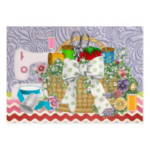 Fashion / Seamstress / Sewing Basket - SRF Business Card Templates