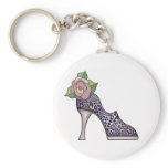 Fashion Shoe with Rose  09 Key Chain