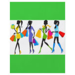 Fashion Shopping Girls Illustration Full Color Flyer