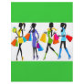 Fashion Shopping Girls Illustration Full Color Flyer