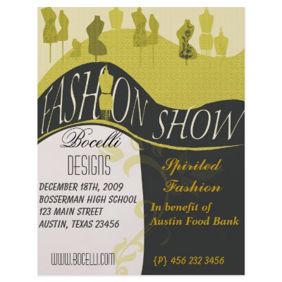 Fashion Show & Designer Invitation by 911business