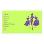 Fashion Silhouette Business Card