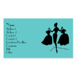 Fashion Silhouette Business Cards