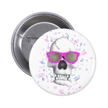 Fashion Skull Button