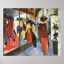 Fashion Store by August Macke Print