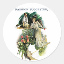 Fashion Suggester Round Sticker