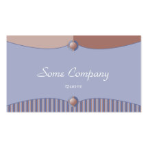 Fashionable Buttons Collection (Blue) Business Card Templates