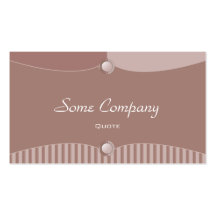 Fashionable Buttons Collection (Brown) Business Card Templates