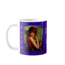 Fashionable Flapper Girl ~ Evening At the Beach Coffee Mugs