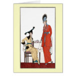 Fashionable Vintage Afternoon Tea Card