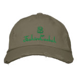FashionCasbah Olive Green Embroidered Hats
