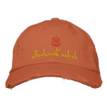 FashionCasbah Orange I Embroidered Hats