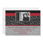 Fashionella in Cheetah Invitation