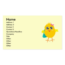 Fashionist Chick Business Card