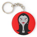 Fashionista Witch Keychain