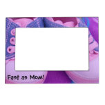 Fast as Mom! Baby Shoes Pink magnetic Photo frames magnetic frames