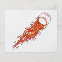 fast baseball on fire flames flyers