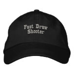 Fast Draw Shooter embroidered hats