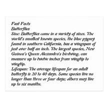 Fast Facts Postcard