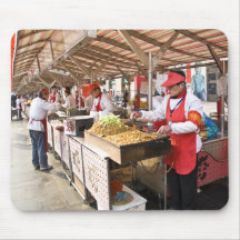 Fast Food Beijing Street Mousepad