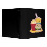 Fast Food 3 Ring Binders