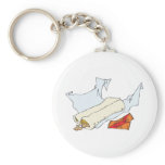 fast food burrito with hot sauce key chains