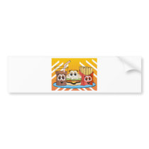 Fast Food Cartoon Bumper Stickers