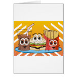 Fast Food Cartoon Cards