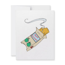 fast food dessert apple turnover personalized announcements