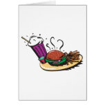 fast food diner meal card