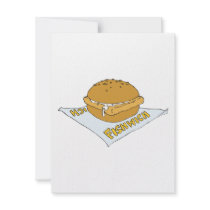 fast food fishwich sandwich invitations