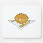 fast food fishwich sandwich mouse pad