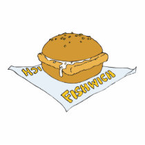 fast food fishwich sandwich acrylic cut outs