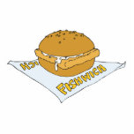fast food fishwich sandwich photo sculptures
