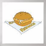 fast food fishwich sandwich posters