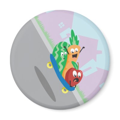 Fast Food Fridge Magnet by onnoillustration