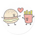 Fast Food Friends stickers