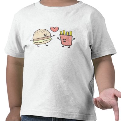 Fast Food Friends Tee Shirts by EmacAttack