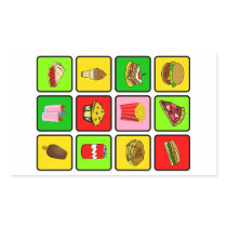 Fast Food Junkie stickers