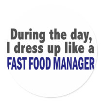 Fast Food Manager During The Day