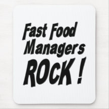 Fast Food Rock! Mousepad