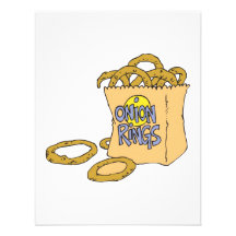 fast food side of onion rings personalized announcements