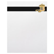 fast food side of onion rings letterhead template