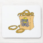 fast food side of onion rings mousepad