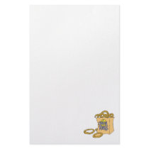 fast food side of onion rings personalized stationery