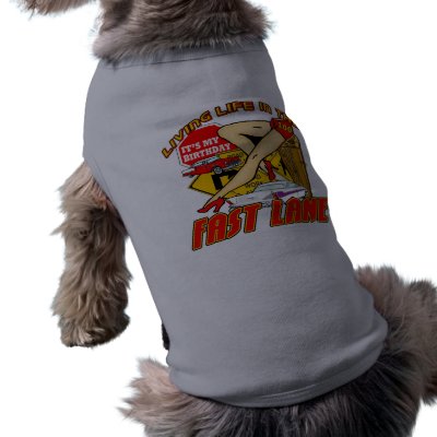 Fast Lane 100th Birthday Gifts Dog Clothing by birthday_gifts