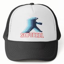 Fast Pitch Softball Silhouette Hats