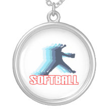 Fast Pitch Softball Silhouette Jewelry