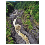 Fast River Waterfall Through Gorge flyers